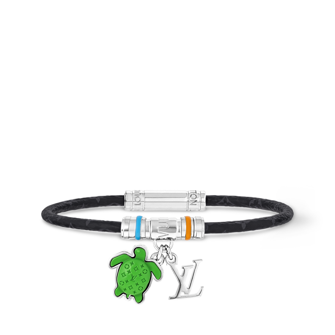 Keep It Turtle Bracelet Monogram Eclipse Canvas - Men - Fashion